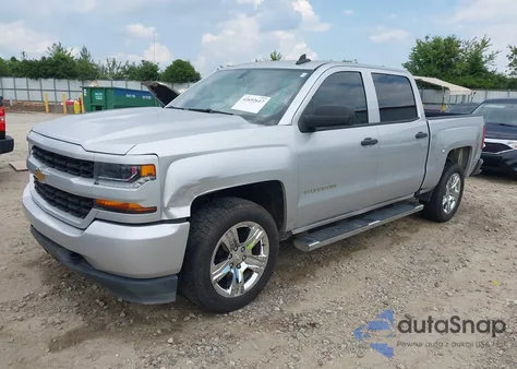 2018 Chevrolet Silverado 1500 Custom z USA, uszkodzony, nr VIN 3GCPCPECXJG409654